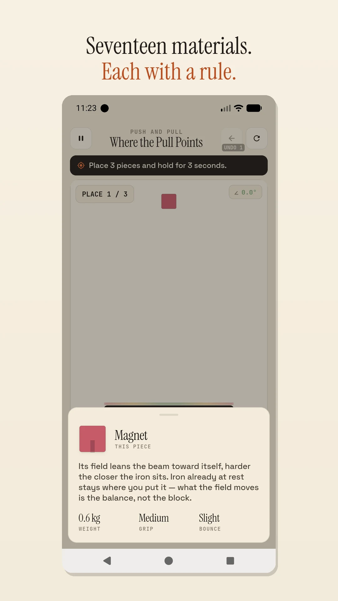 Drop Balance — Physics Puzzle screenshot